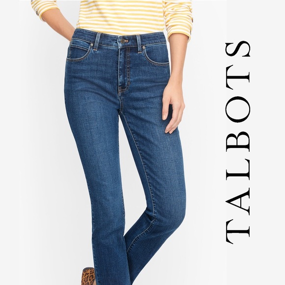 talbots heritage straight leg jeans